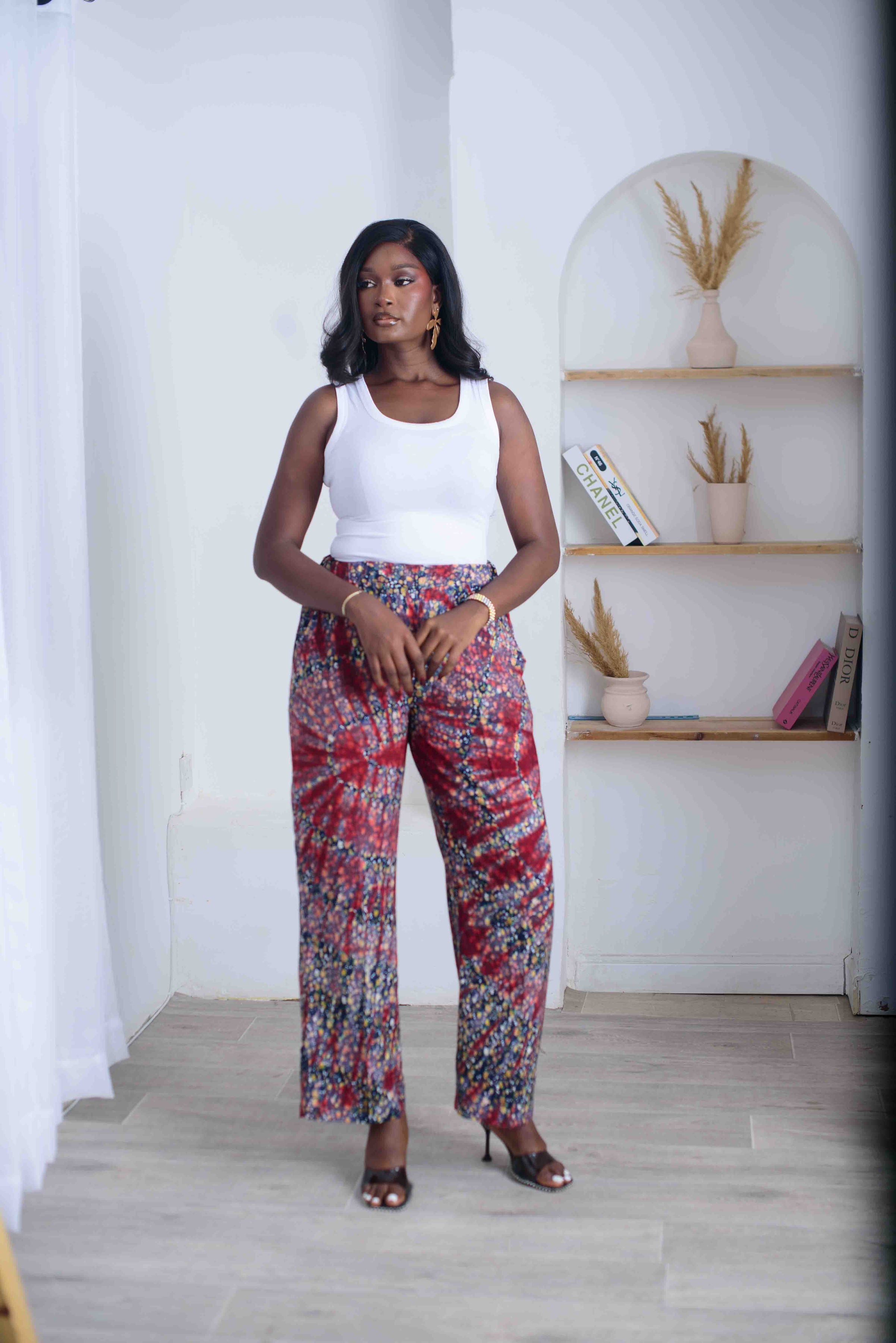 Stardust Bloom Palazzo Pants