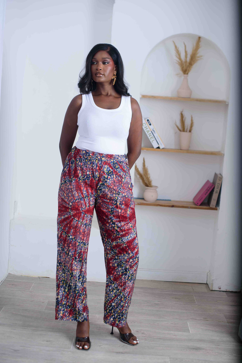 Stardust Bloom Palazzo Pants