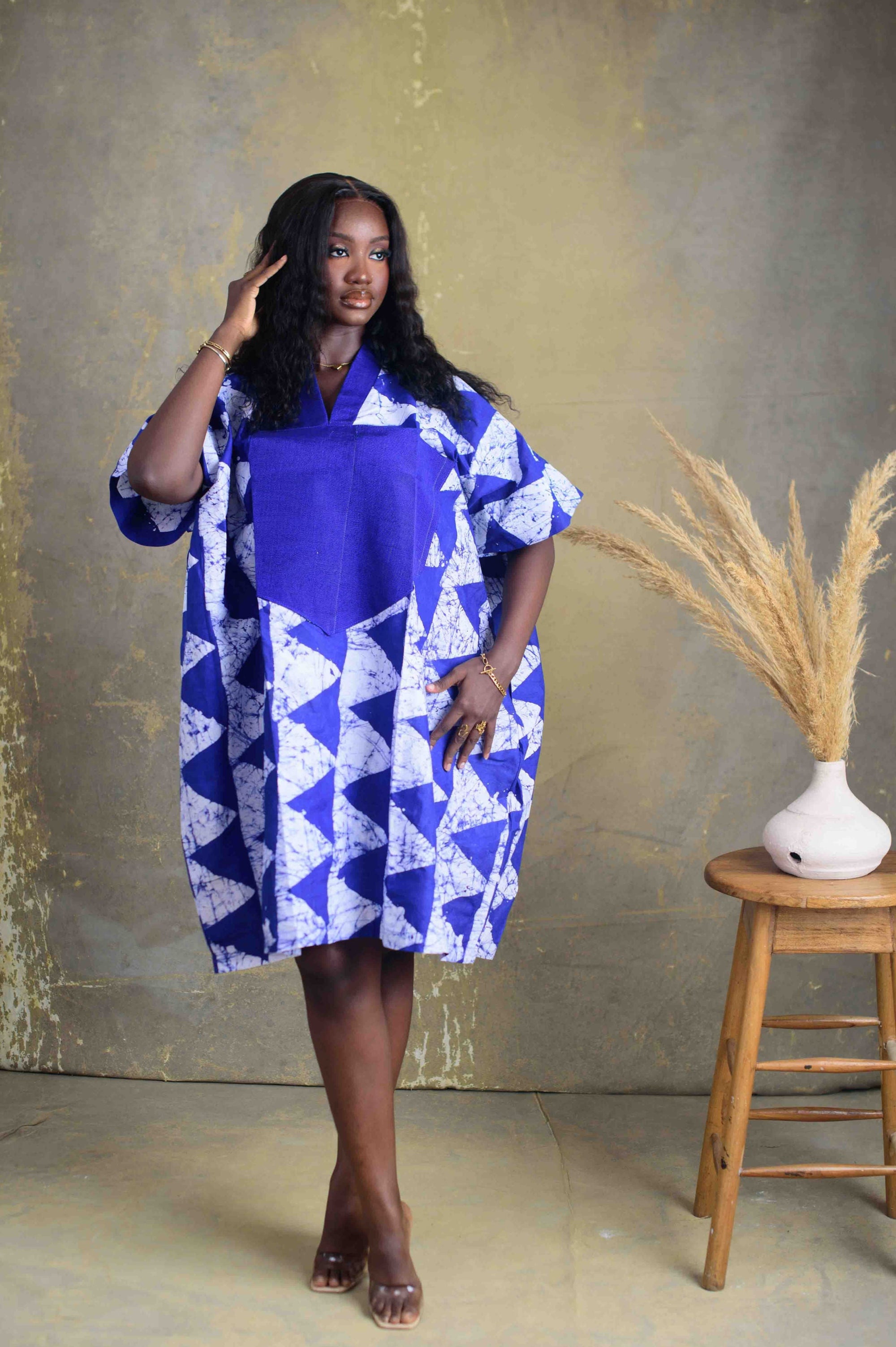 Bold Indigo Geometry