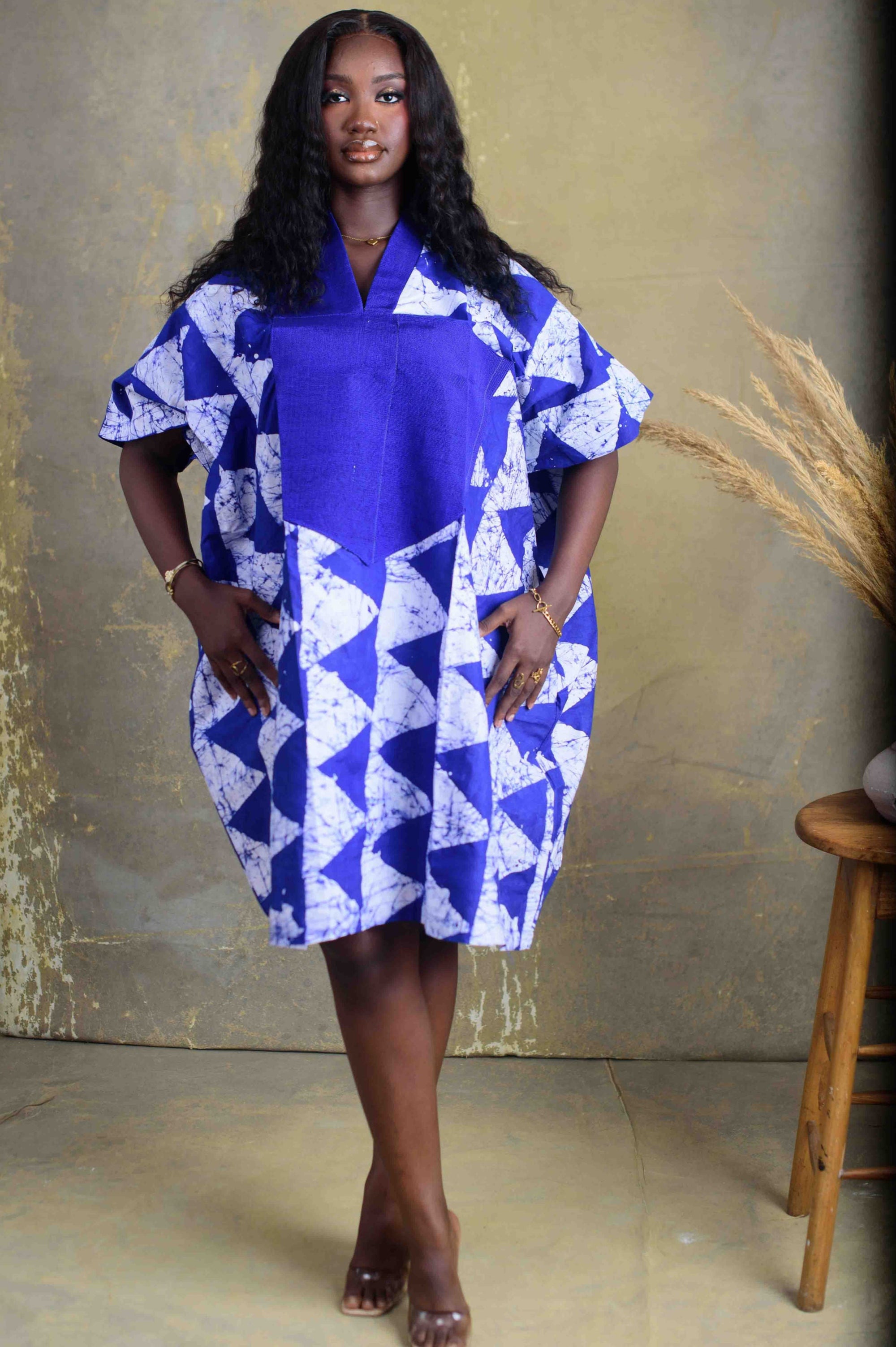 Bold Indigo Geometry