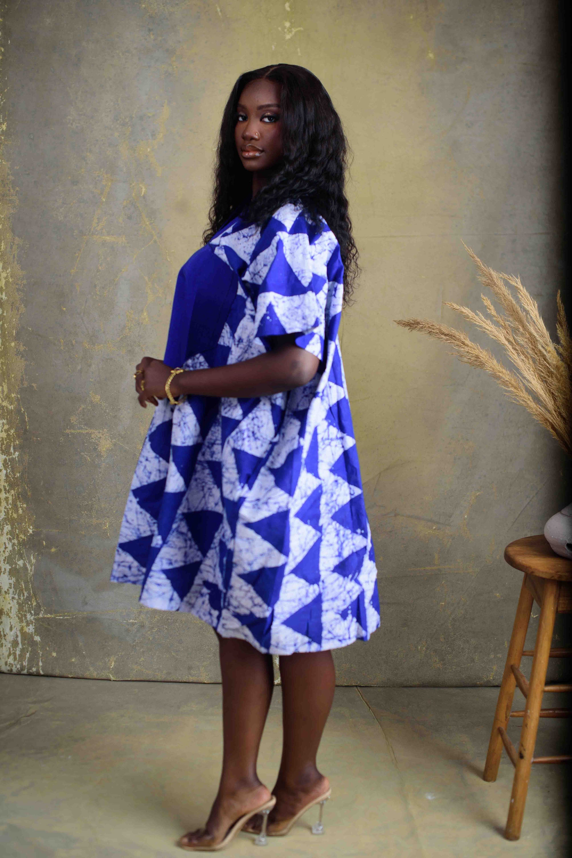 Bold Indigo Geometry