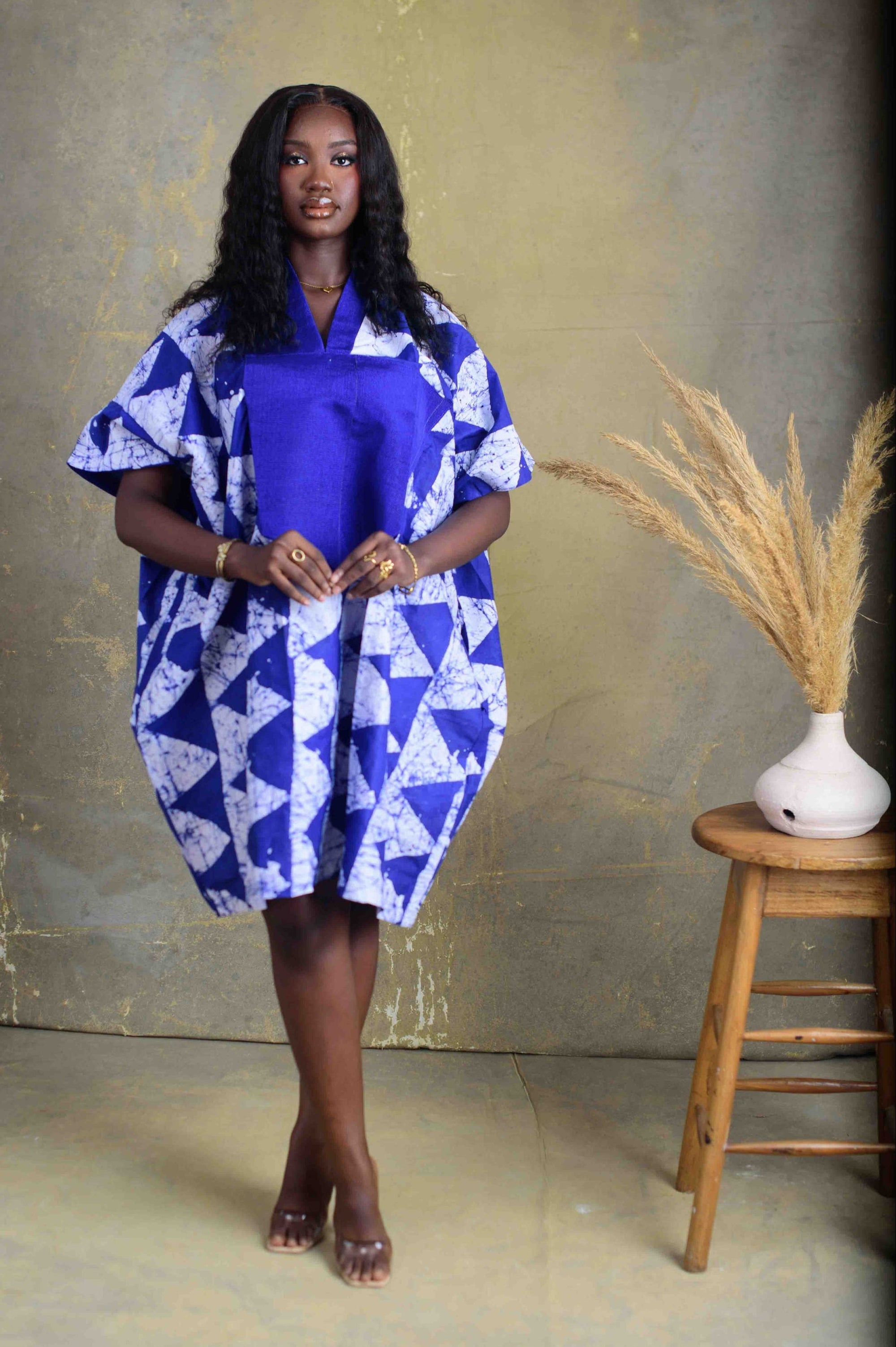 Bold Indigo Geometry