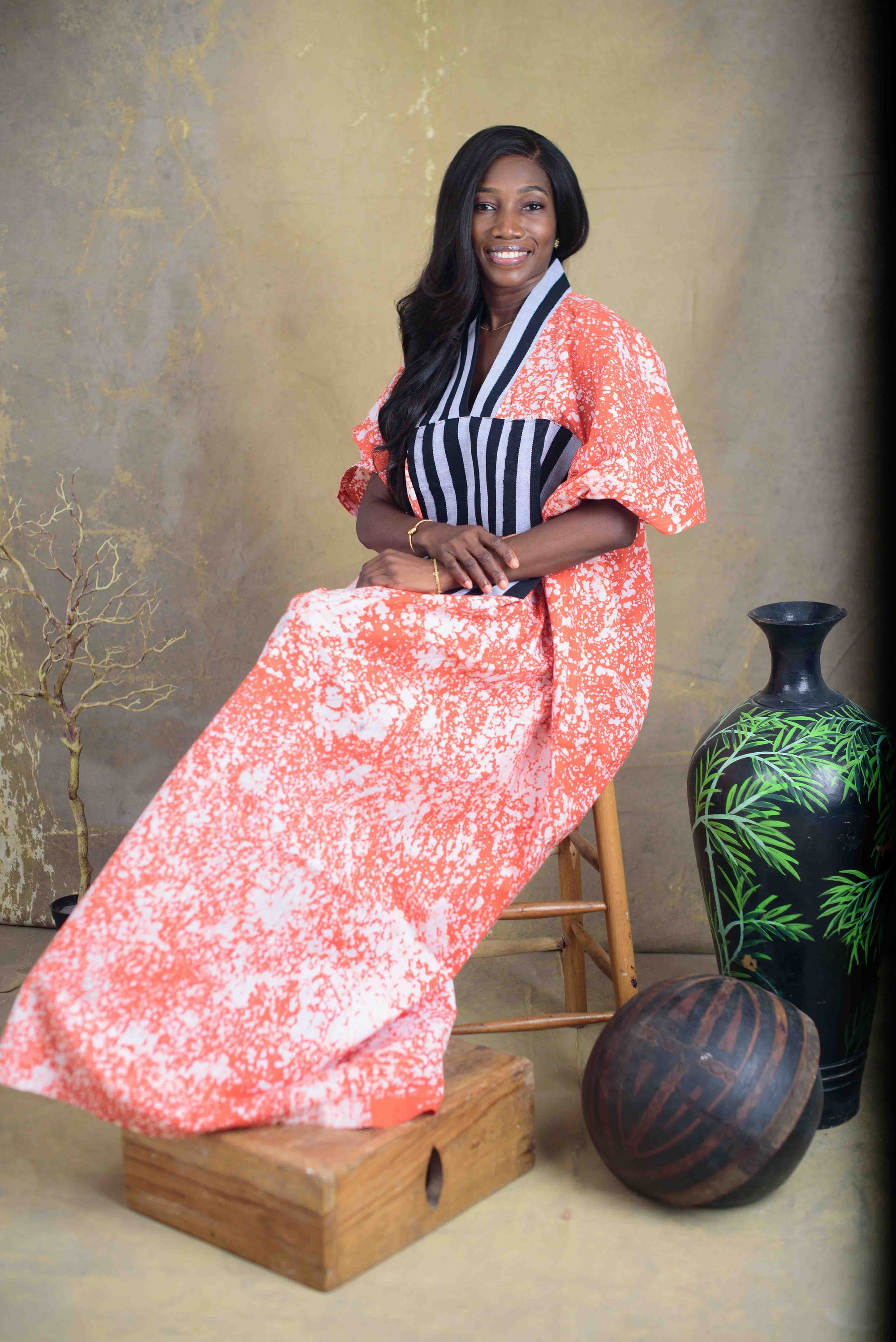 Citrus Ink Kaftan